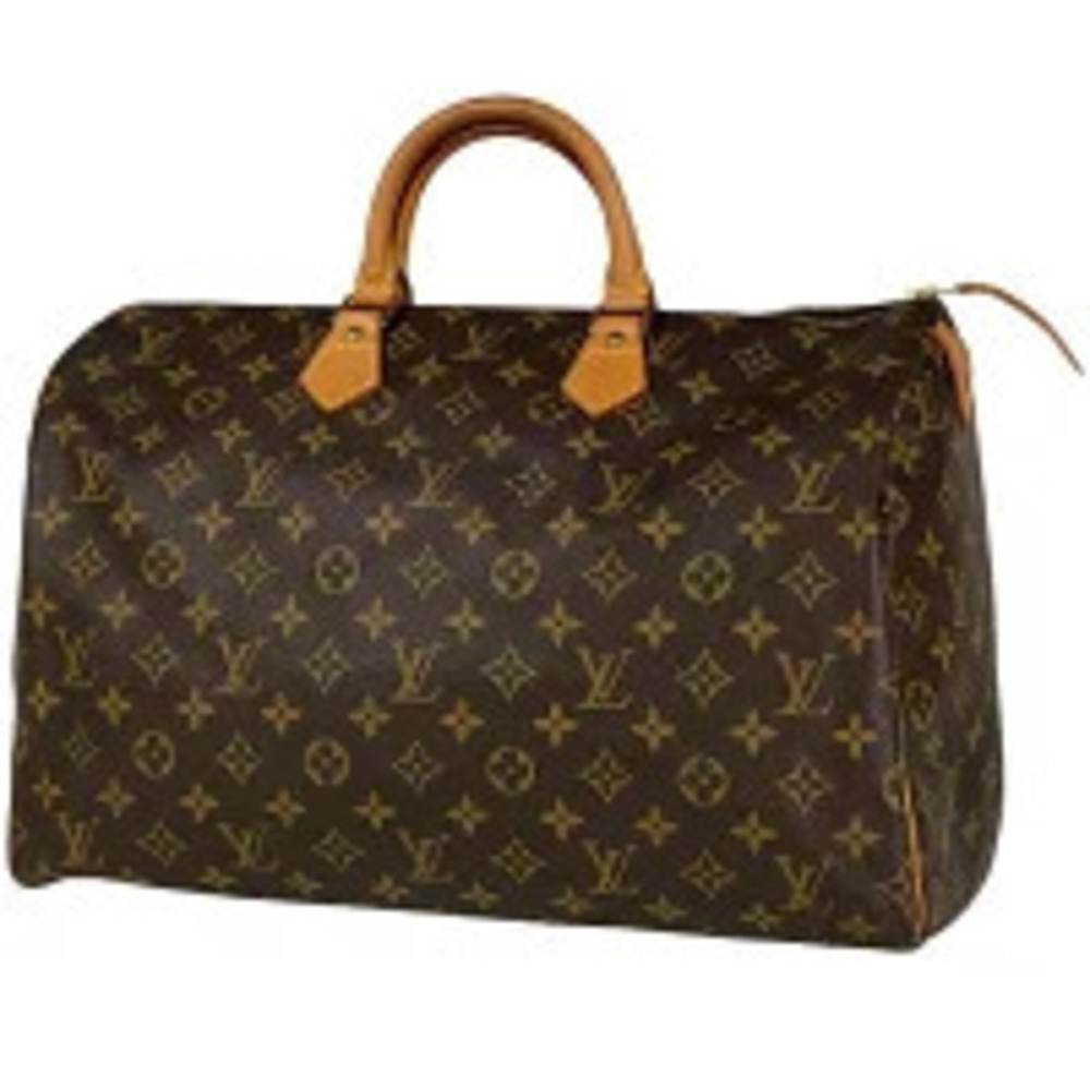 Louis Vuitton Speedy Boston Bag Commuter Handbag Monogram Brown